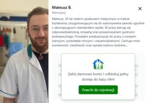 Przykładowy profil opiekuna 1